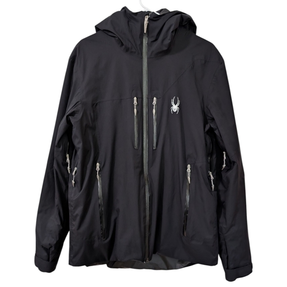Spyder Chris Davenport Recco Primaloft Ski & Snow Jacket Men's M - Black - Picture 1 of 13